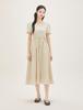 Roem Square Neck Short Sleeve Dress Rmowg26Rt1