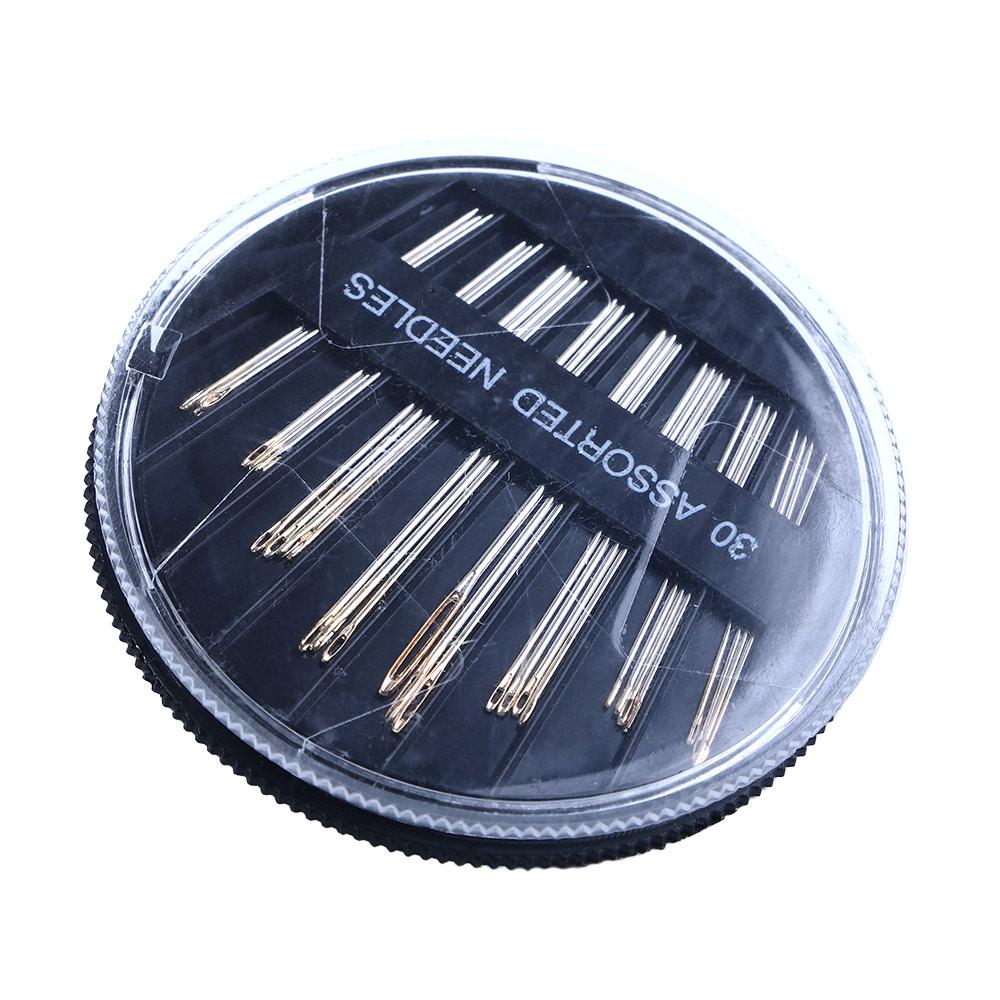 30pcs/Set Quilting Hand Sewing Mending Craft Sewing Accessories Assorted Needles Embroidery Tools