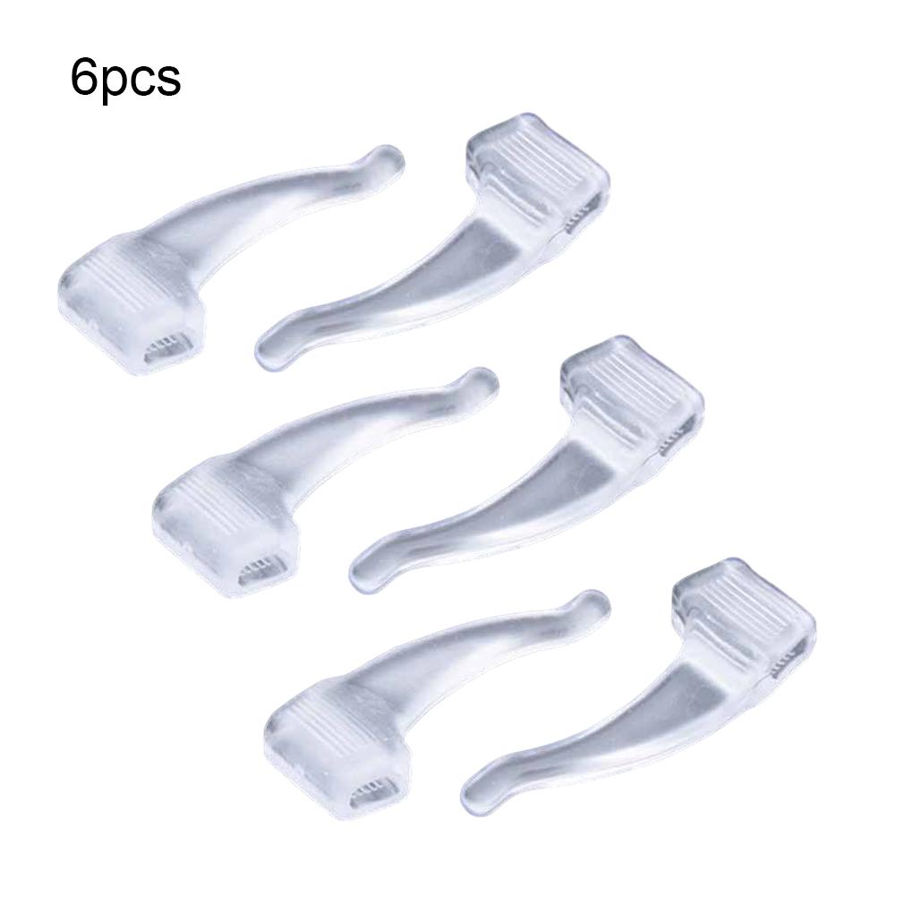 6X Grip Cover Eyeglass Supplies Craftsmanship Upgraded Fittings Accessories Black White Non-slippery Cap