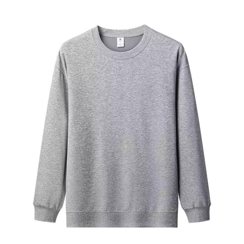 Unisex Heavyweight Cotton Crew Neck Sweatshirt - Minimalist Japanese Style