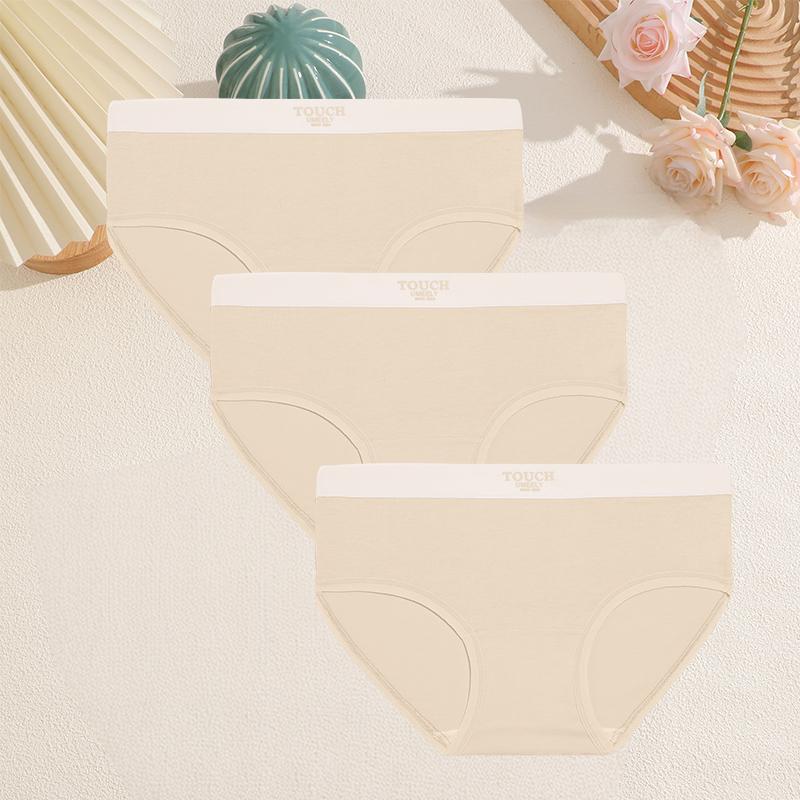 3PCS Woman Seamless Panties Pure Cotton Sports Briefs Fashion Sexy Underware Lingerie Underwear Women Female Triangular