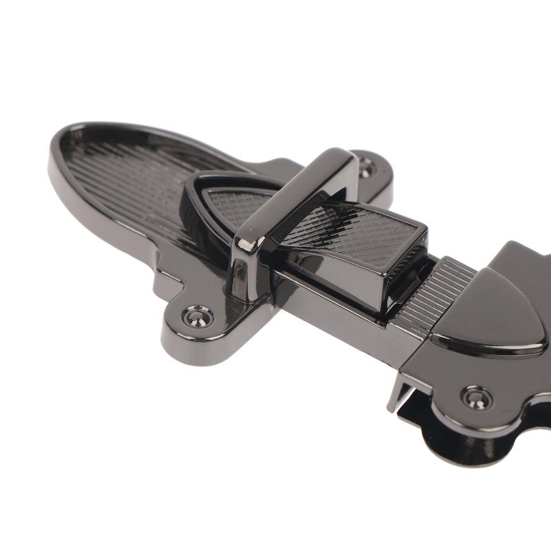 1 Set Metal Push Tongue Closure Lock Durable Anti-Rust Clasp Parts for DIY Handbag Leather Making Craft Accessory