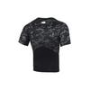Under Armour Logo Printed Round Neck Short Sleeve T-Shirt Men Tops Black-Camouflage 1361519-001