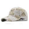 Bear embroidery hat female hard top curved brim spring and autumn new baseball hat male student sunshade sports cap