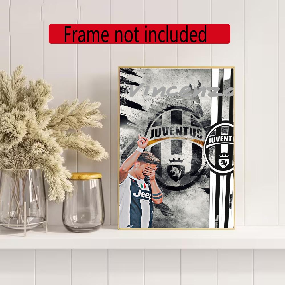 Juventus 5D Diy Diamond Painting Round Diamond Diy Frameless Holiday Artwork Suitable For Home Office Wall Decoration
