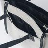 JILL STUART Women's Tote Bag with Panel, Brand Logo, Daily Casual, White x Black, JSLH5AH1