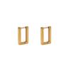 Small Fresh Student Girls Earrings Simple And Fashionable Non-Fading Titanium Steel Jewelry