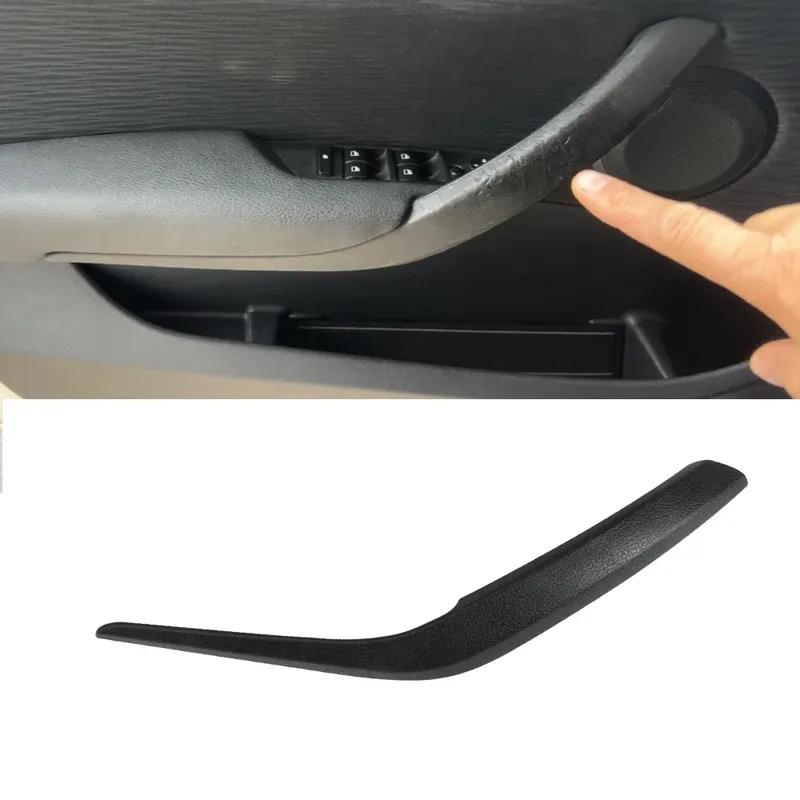 Left With Right Inner Door Handle Pull Panel Trim Black For BMW X1 E84 2009-2016 Car Inner Door Panel Handle Left Right Cover