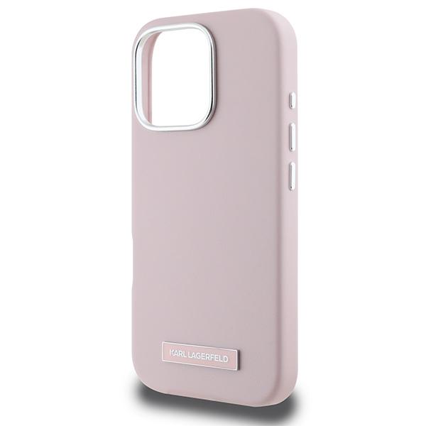 Karl Lagerfeld Klhmp16Xpgmsrpp Iphone16 Pro Max 6.9 Różowy/Pink Hardcase Fw Metal Plate Magsafe
