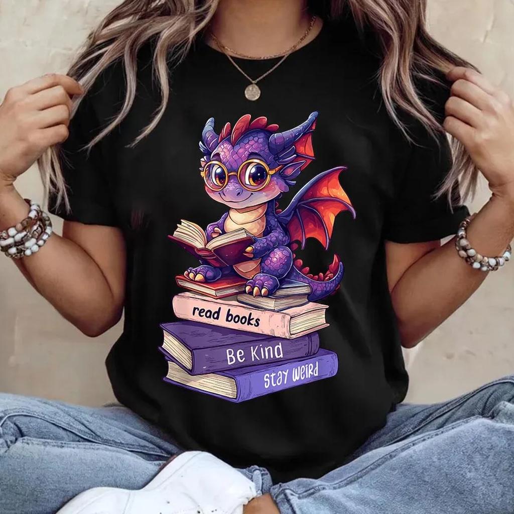 Reading Quote Tshirt Floral Book Graphic T ShirtWomen Humor Fashion T Shirts Casual Streetwear Tshirts Comfortable Breathable