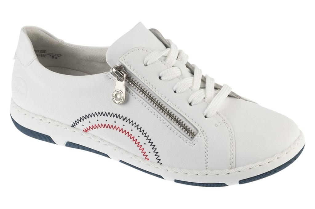 Rieker Sneakers 42424, Womens white Sneakers