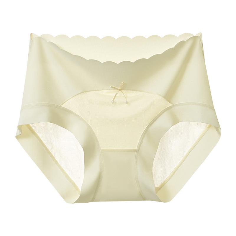 Dámské sexy síťované spodní prádlo kalhotky dámské ledové hedvábí antibakteriální krajkové kalhotky dámské čisté touhy dívčí bezešvé kalhotky dámské