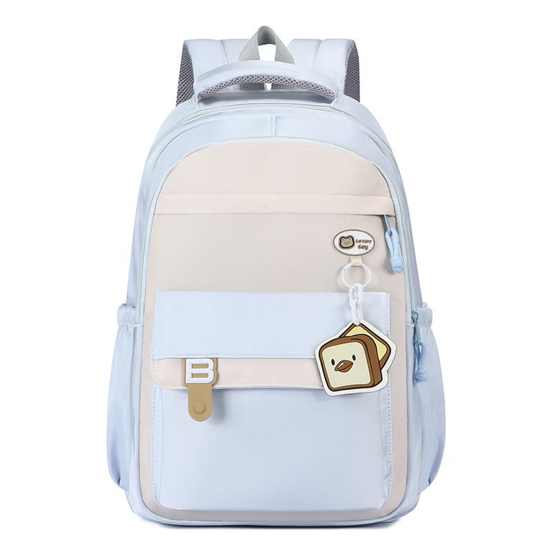 Schoolbag new small fresh backpack female Korean version ins wind junior high school student schoolbag large capacity custom casual backpack