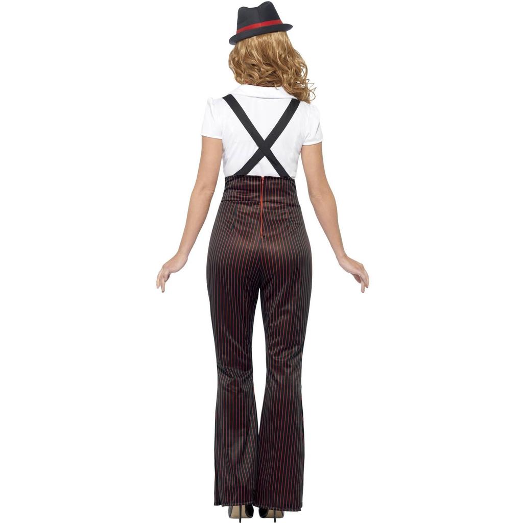 Smiffys Womens/Ladies Glam Gangster Costume Set
