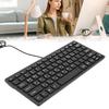 Wired Korean Keyboard 78 Keys Spill Proof USB Plug and Play Slim Lightweight Keyboard for PC Laptop