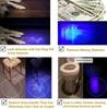 Ultraviolet Lamp 365nm 395nm Mini LED UV Flashlight Zoomable Portable Pocket Torch Money Scorpion Pet Urine Stain Detector Tools
