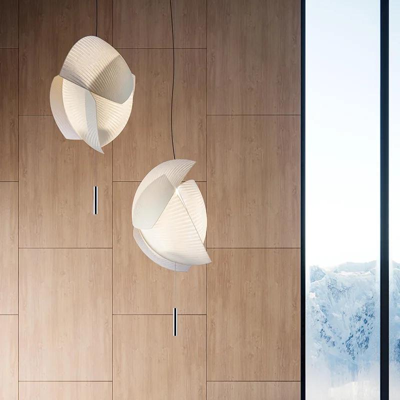 Modern Designer  Fabric Led Pendant Light Living Dining Room Led Chandeliers Lighting Home Decor Hanging Lamp Luminaire