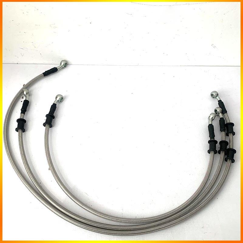Lengh 40cm-150cm Hydraulic Brake Hose  Universal Brake Hose Line Steel Brake Cable  Banjo Head Both Sides 28 ° For Motorcycle
