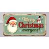 Christmas Theme Metal Tin Sign Wall Decor 15x30cm