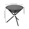 Folding Grill Black Finish Brazier Deep Bowl for Grilling