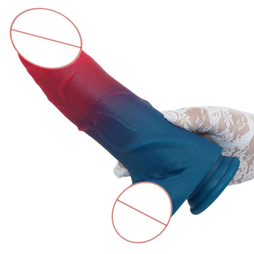 Large Realistic Soft Flesh Faux Penis Male Masturbator for Women
