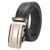 [KISSUN] Automatic Locking Belt for Men, Gift Box Included (Black, 110cm)