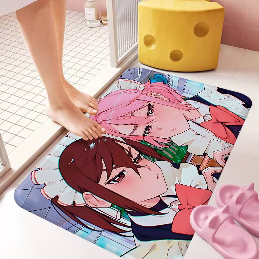 Anime D-DandadanS Bathroom Mat Kids Room Bedroom Decoration Balcony Anti-Slip Doormat Living Room Welcome Rug