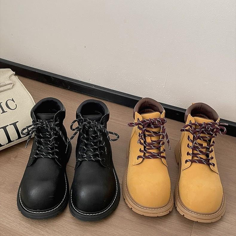 Queen Fan Retro Britischer Stil Plateau Martin Stiefel Damen 2025 neu Sommer mit Rock Rhabarber Stiefeletten