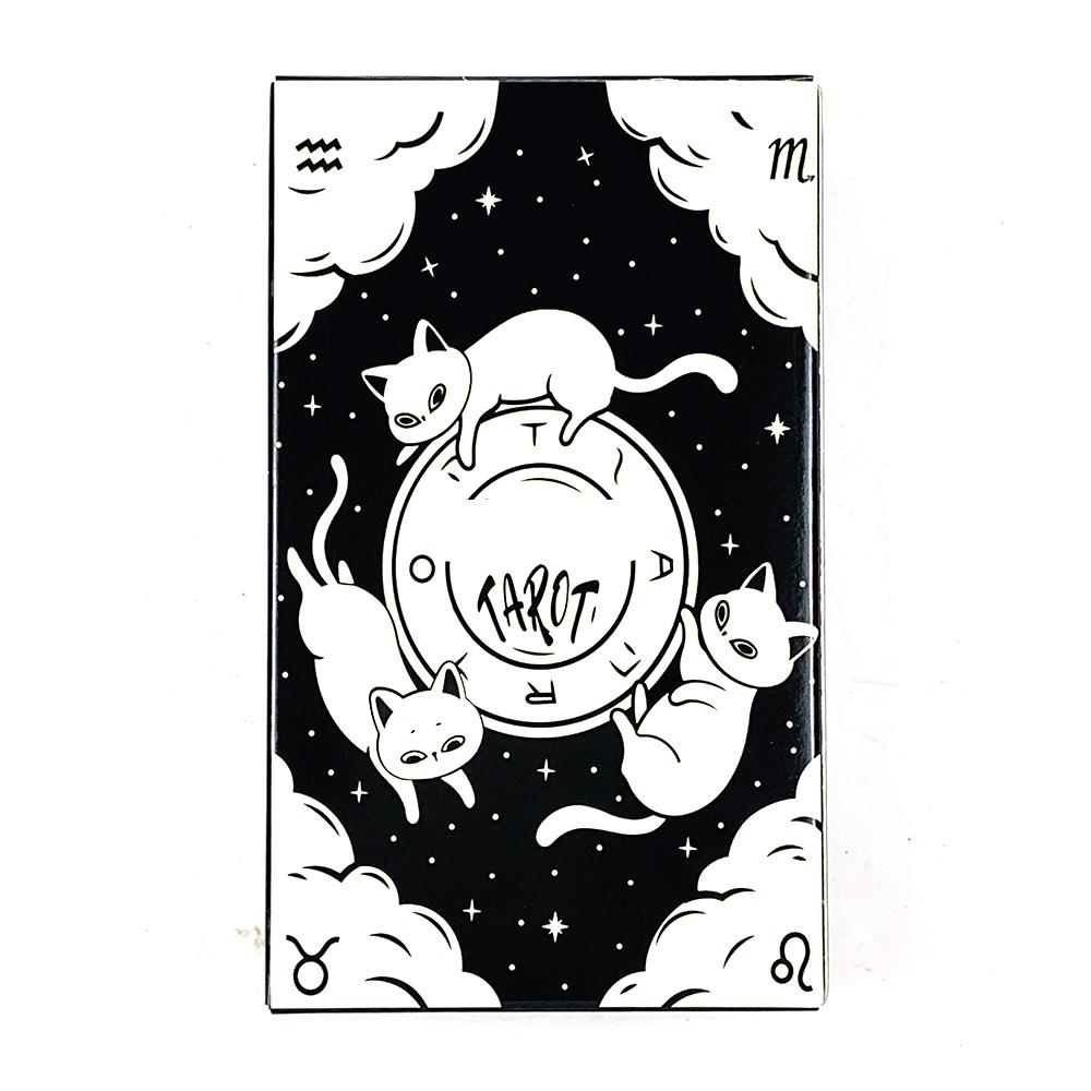 Tarot Cards 78PCS Cute Deck Oracle Mysterious Divination Edition Borad Playing Games Party Cards, Perfect Gifts For Cat Lovers