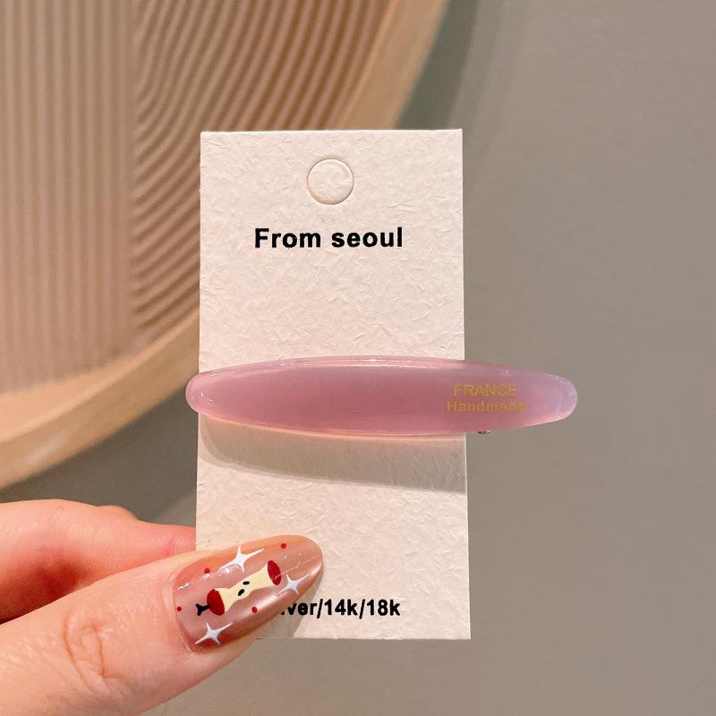 Willow Leaf Acetic Acid Hairpin for Women: Duckbill Clip for Bangs  Side Hair