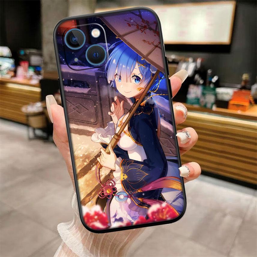 Re Zero Emilia Ram Rem New High-End Shell Phone Case for Redmi Note 13 14 Pro+ Plus A3 A3X 13X 13C 13R 14S 14C 14R