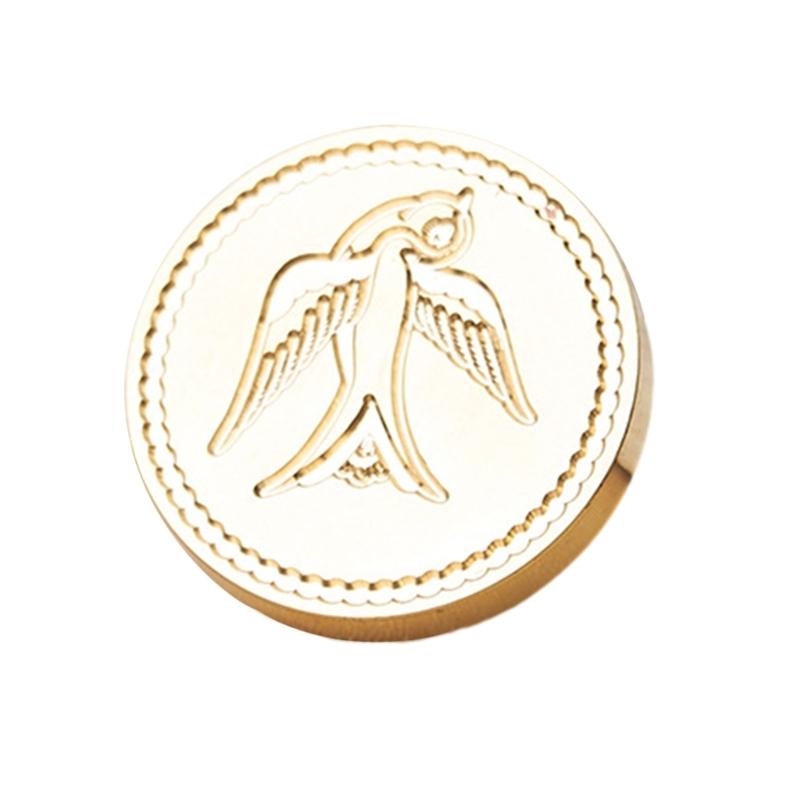 Butterfly Sealing Wax Stamp for DIY Christmas Envelopes Card Wedding Invitation Decoration Brass Swallow Wax Seal Stamp