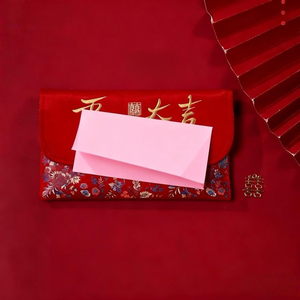 Tassel Design Brocade Red Envelope Best Wishes Money Bags  Wedding Birthday