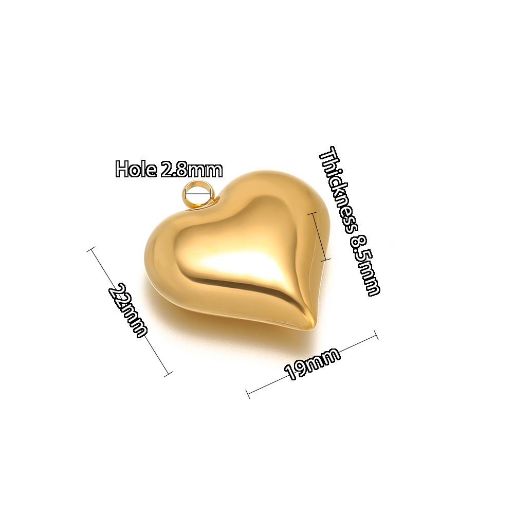 5Pcs Stainless Steel Hollow Heart Pendant for Couple Sweet Love Colgantes Dijes Para Bisutería Jewelry Finding Earrings Making