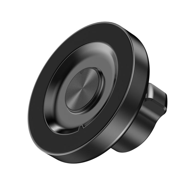Magnetic Car Mount: Air Vent & Suction Cup Phone Holder Compatible with MagSafe