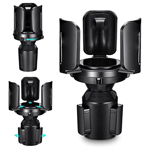 

2023 [Улучшено] Автомобильный держатель для напитков AnT, автомобильный держатель для стаканов, держатель для стаканов, напитки, раздельный держатель для стаканов, автомобиль, регулируемый 7,5–14 см, автомобильный держатель для стаканов, может удерживать