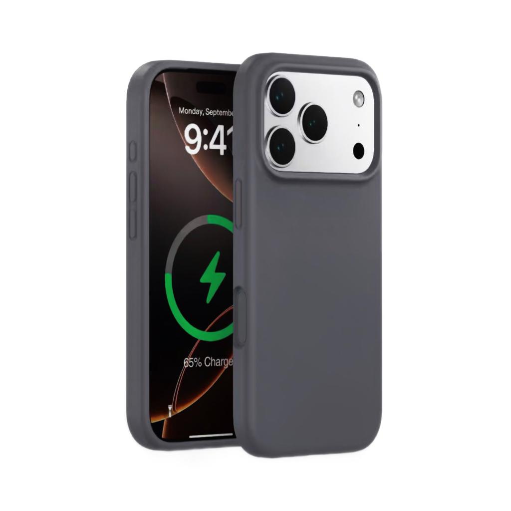 Applicable To IPhone17 Built In Magnetic Phone Case Liquid Silicone Apple 16proMax Skin Friendly 15 Protection Case