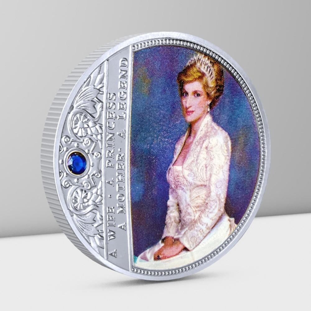 Princess Diana Character Coins, Collectibles, British Princesses, Small Gifts, Metal Badges, Play Coins, Christmas gift, Stocking stuffers