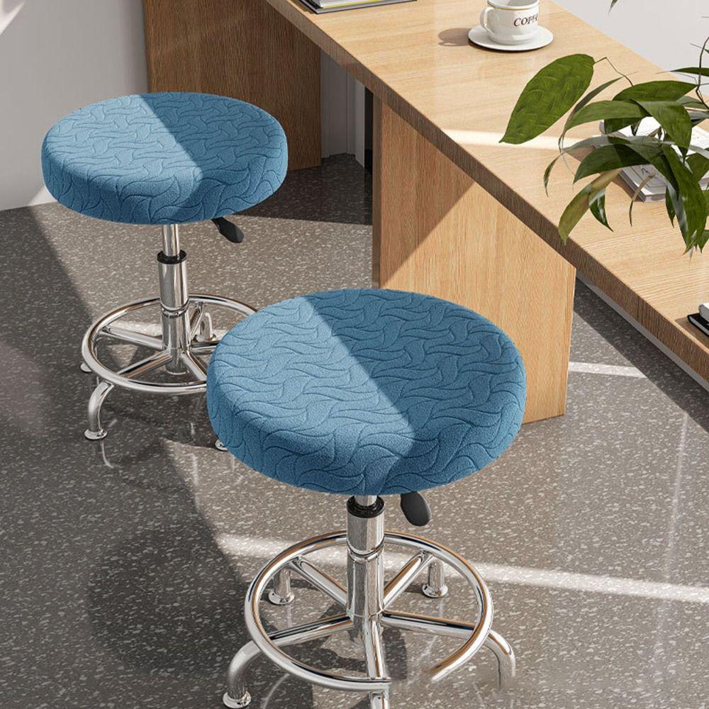 Elastic Bar Round Stool Cover Stretchable Stool Cushion Slipcover New Stool Cushion Cover