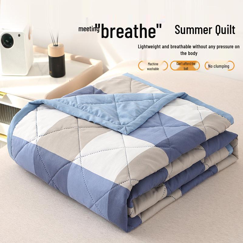 Washable Cotton Summer Quilt: Perfect for Events, Gifts, and Air Conditioning Use