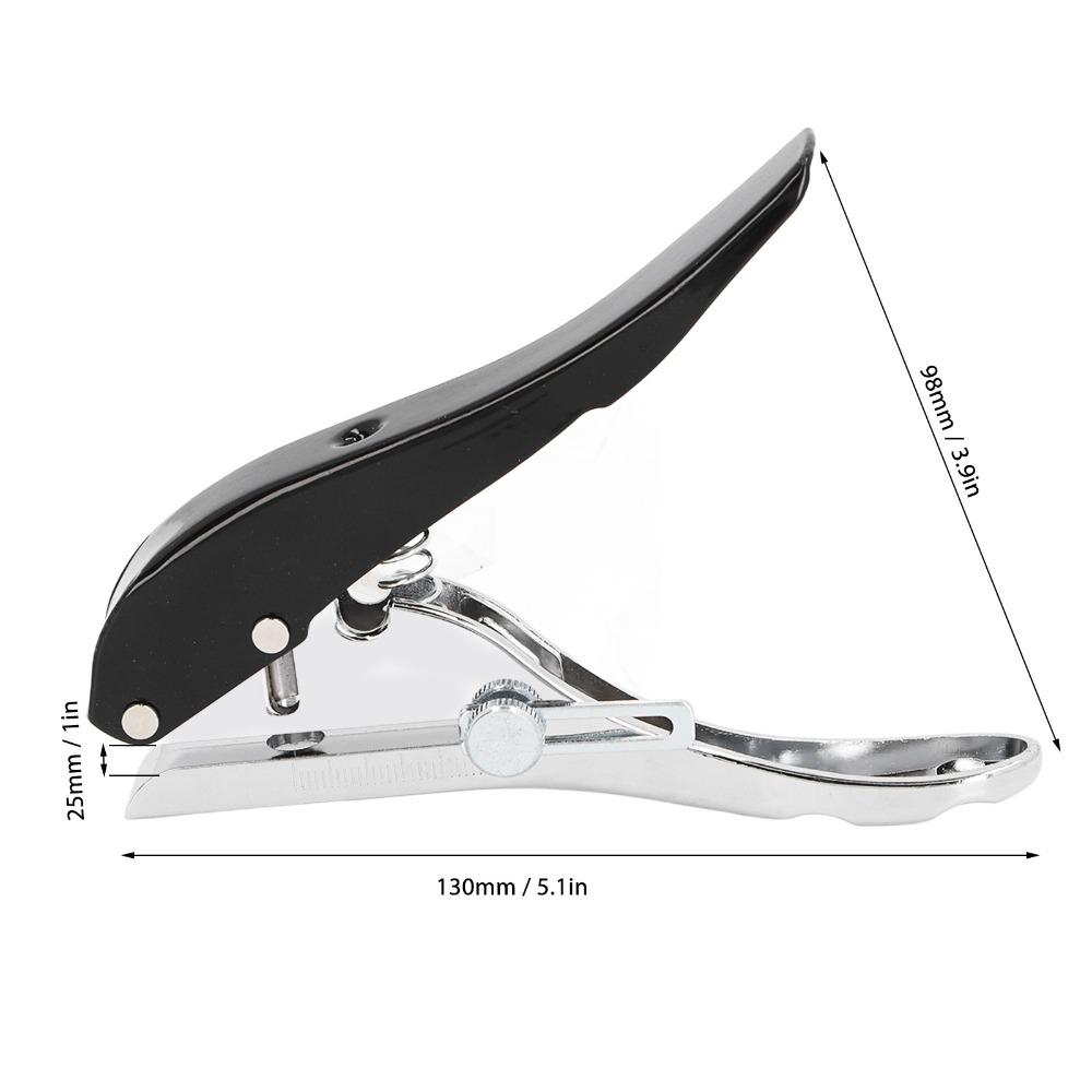 Portable Design Single Hole Punch Heavy Duty Hole Puncher For Plastic Cardboard