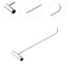 Manhole Hook Tool with T Shape Handle Rolling Lifting Butcher Pull L