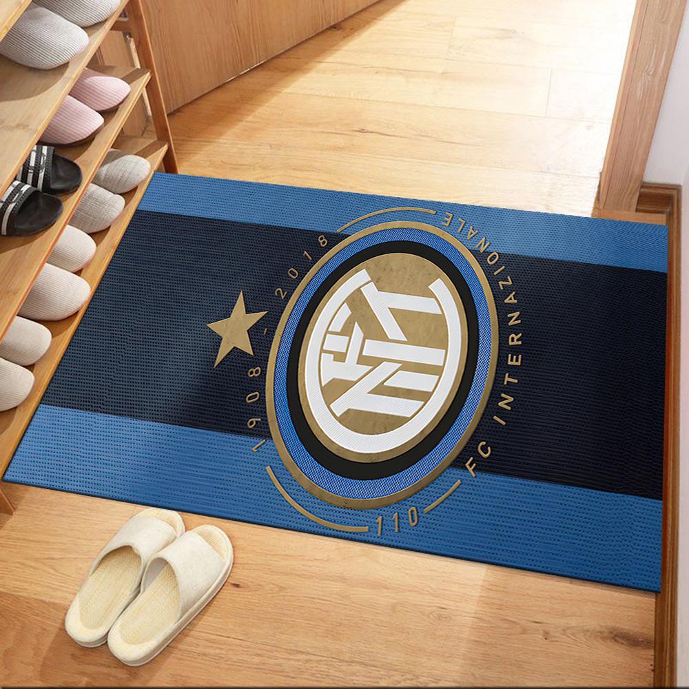 Inter Milan Floor Mat Perfect For Decorate Room Living Rooms Bedrooms Playrooms Antislip Rug Anime Office Decor Birthdaychristmas Gift