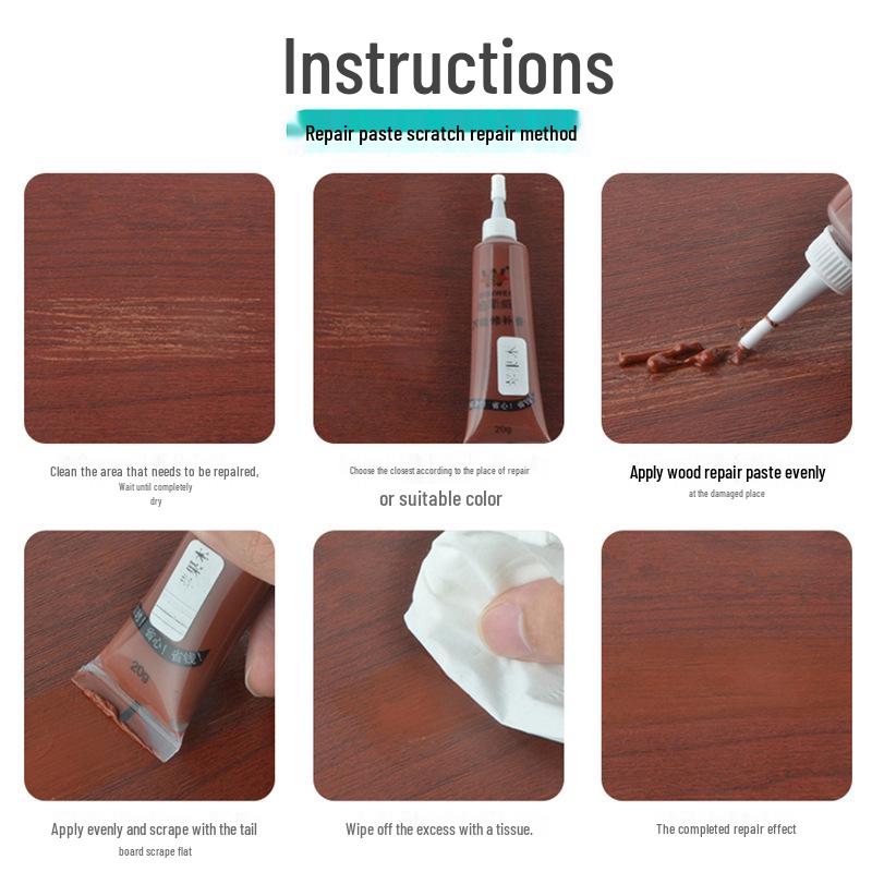 Xingyue Wood Repair Liquid: Quick Seam, Furniture, and Touch-up Repair Paste