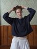 Boleusa Room Crop Sweatshirt_Gray, Brown, Navy