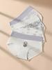 4Pcs Cotton Panties Women High Waist Slimming Underwear Cute Print Young Girls Briefs Plus Size M-4XL Soft Female Lingerie