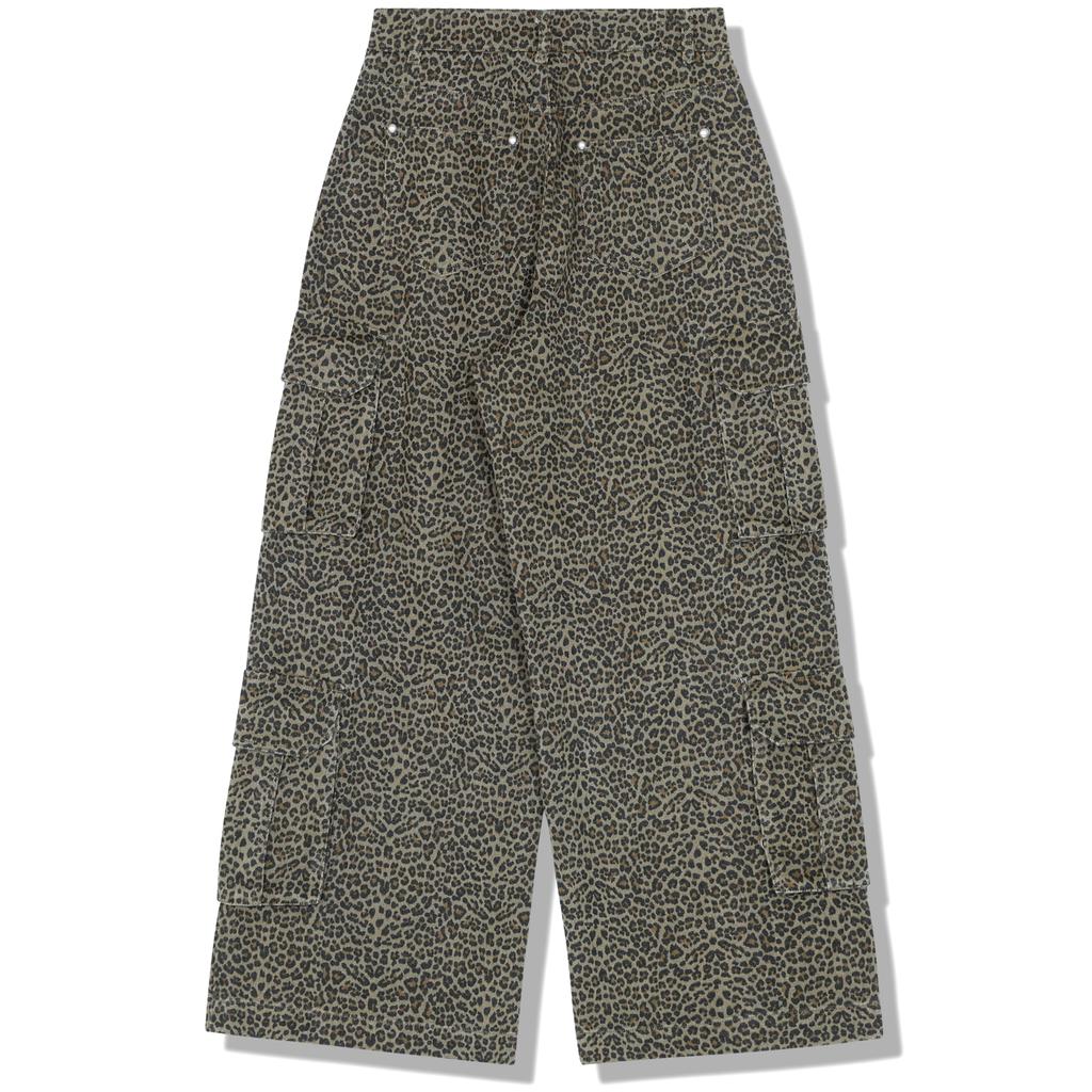 GUBIN (W) Double Pocket Leopard Pants