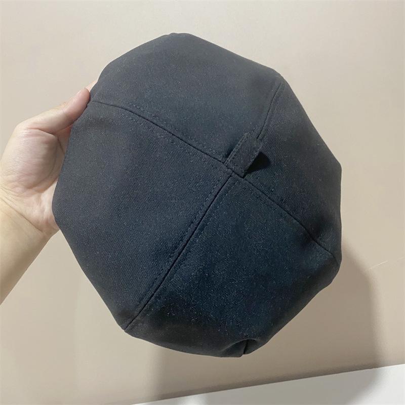 Autumn and Winter Beret Female British Retro Starry Sky Painter Hat Beret Versatile Tide