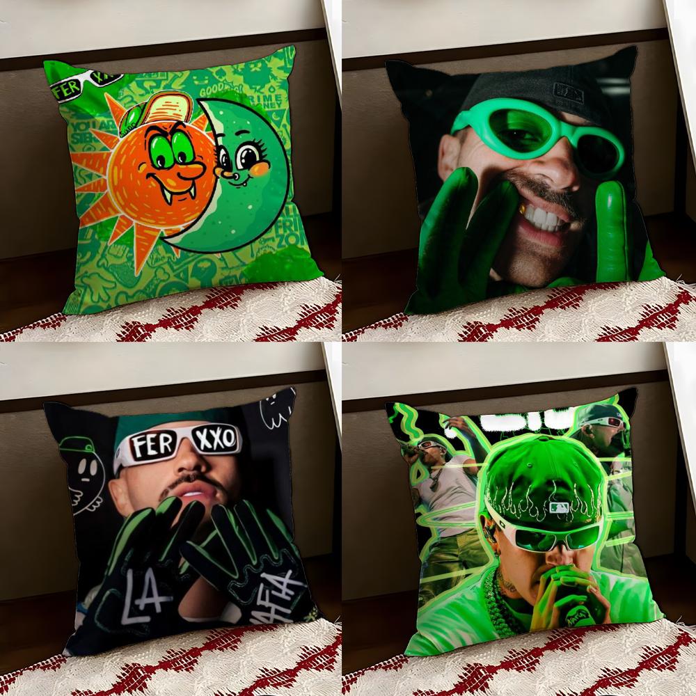Singer FFeidS Luna Cushion Cover Reversible Soft Durable Pillow Cover Home Car MultiScene Use for Daily Comfort