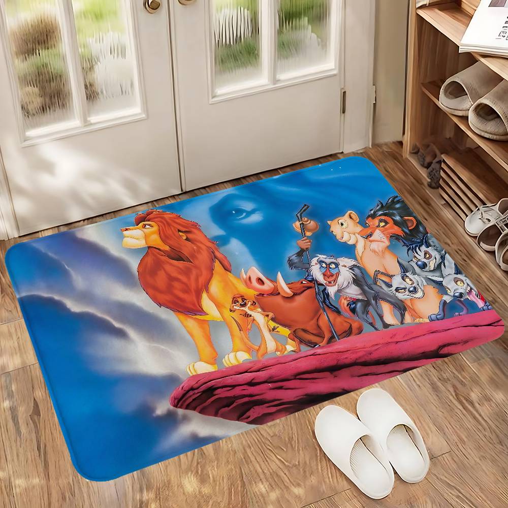 Vintage L-LionS K-King Cartoon Carpet For Living Room Sofa Decor Modern Rug Floor Mat For Men Bedroom Durable Area Rugs